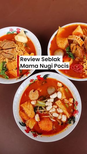Video: Pedas Nampol! Seblak Viral Mama Nugi Pocis 
