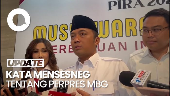 Video: Mensesneg Sebut Perpres MBG Rampung Sebentar Lagi