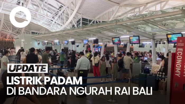 Video Dampak Listrik Bandara Ngurah Rai Bali Padam: 74 Penerbangan Delay