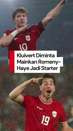 Video: Kluivert Harus Beri Kesempatan Romeny-Haye Jadi Starter Lawan Irak