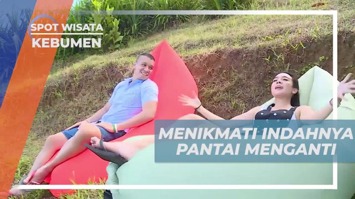 Rileks Menikmati Keindahan Pantai Menganti di Kebumen