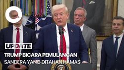 Video: Trump Sebut Sandera yang Ditahan Hamas Akan Dipulangkan Senin