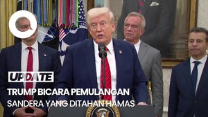 Video Trump soal Pembebasan Sandera Hamas: Mereka Ada di Tempat Berbahaya