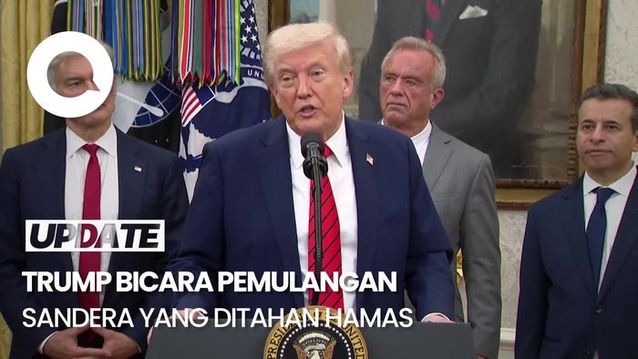 Video Trump soal Pembebasan Sandera Hamas: Mereka Ada di Tempat Berbahaya