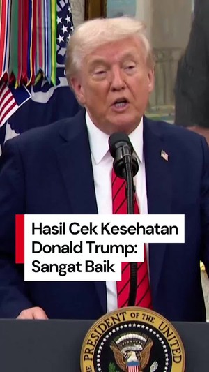 Video Dokter: Vitalitas Kardiovaskular Trump 14 Tahun Lebih Muda