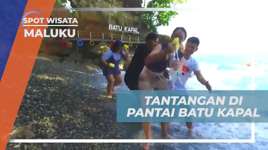 Menerima Tantangan di Pantai Batu Kapal, Maluku