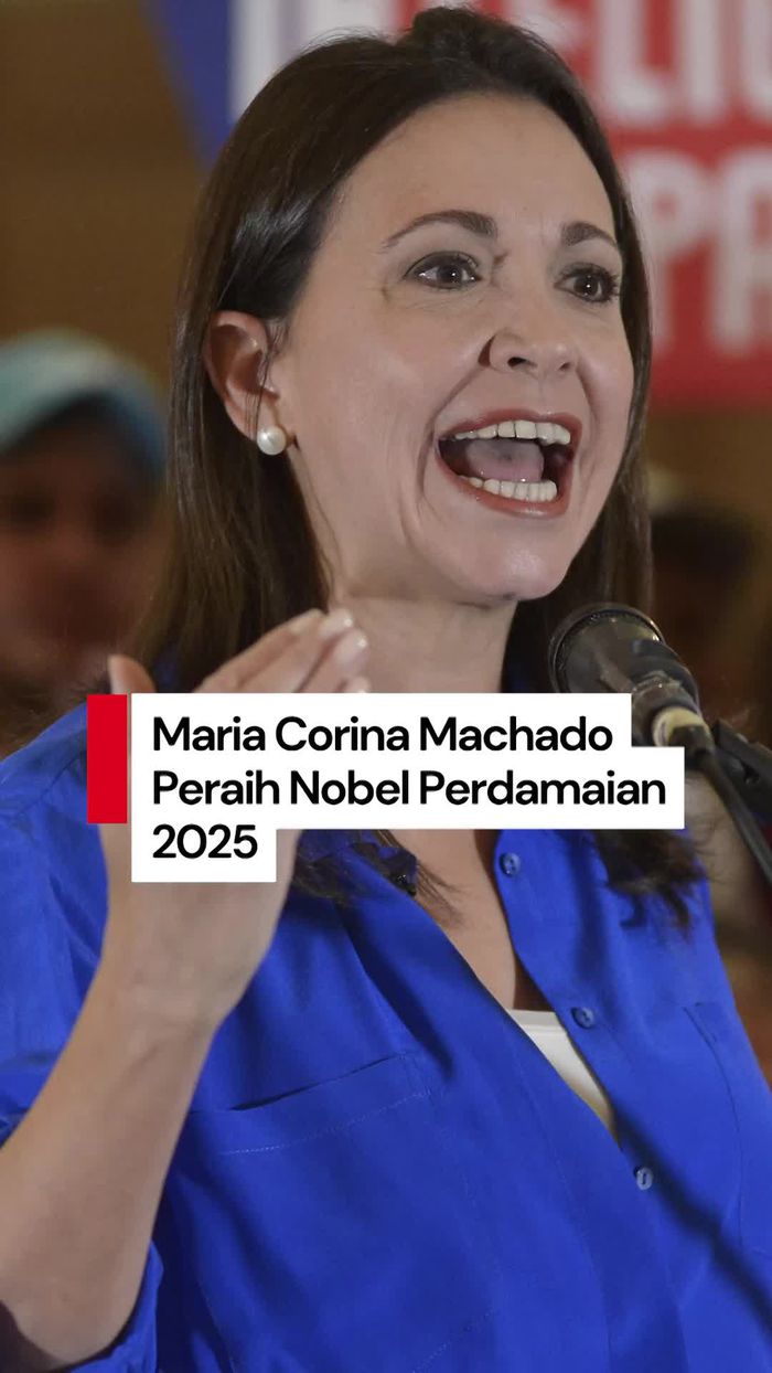 Video: Sosok Maria Corina Machado Peraih Nobel Perdamaian 2025
