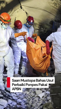  Video Pimpinan DPR: Perbaikan Ponpes Sidoarjo Pakai APBN Harus Dikaji Ulang