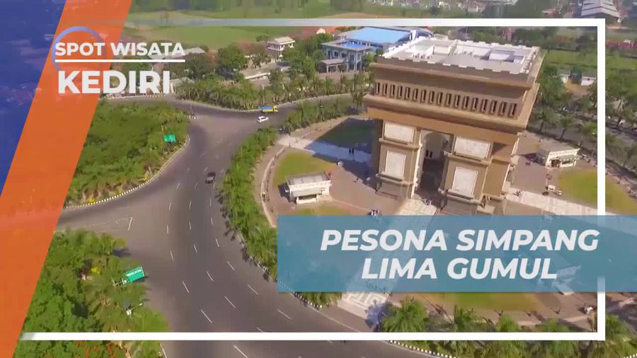 Jelajahi Ikon Monumen Simpang Lima Gumul di Kediri