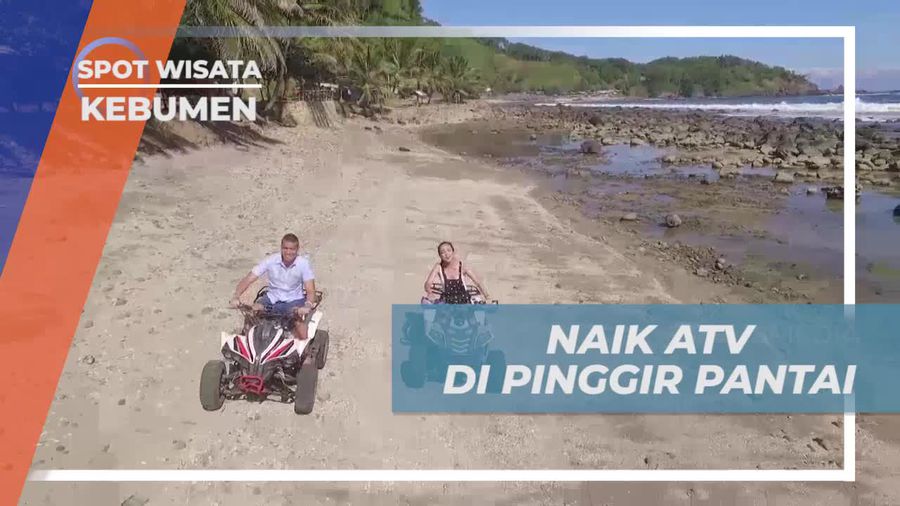 Jelajahi Keindahan Pantai Menganti di Kebumen dengan ATV