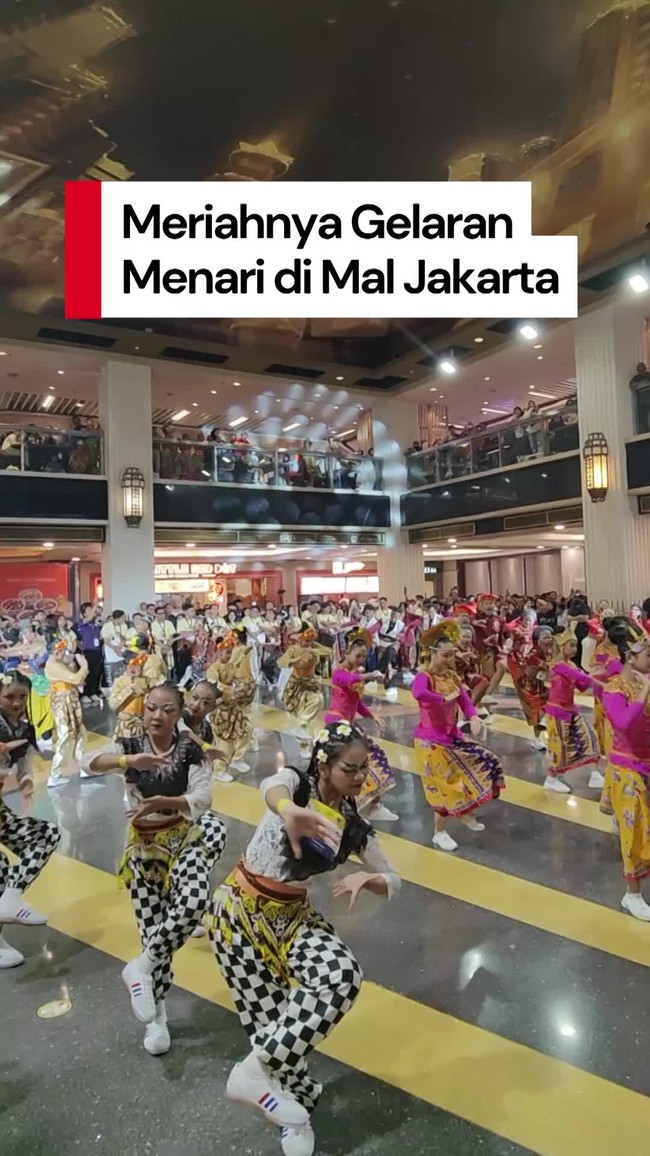 Video: 600 Peserta Indonesia Menari Meriahkan Mal di Jakarta