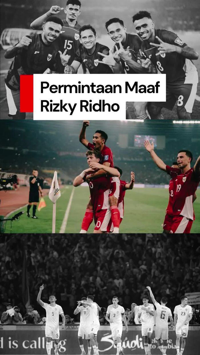 Video: Rizky Ridho Minta Maaf Usai Gagal Bawa Indonesia ke Piala Dunia