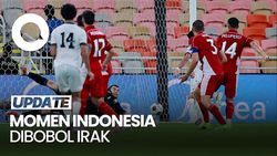 Video: Lihat Lagi Gol Irak yang Bikin Mimpi Indonesia ke Pildun Sirna