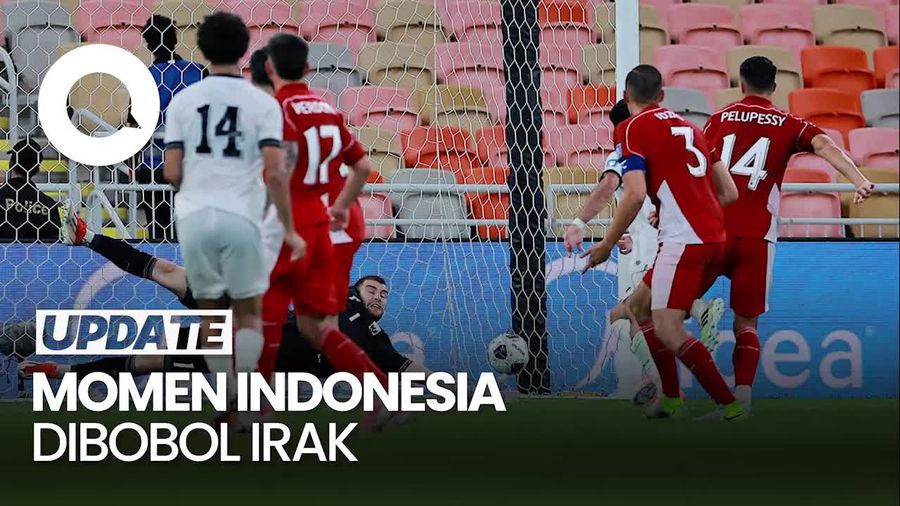 Video: Lihat Lagi Gol Irak yang Bikin Mimpi Indonesia ke Pildun Sirna