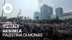 Video Aksi Bela Palestina di Monas