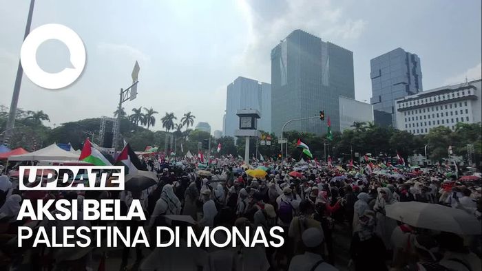 Video Aksi Bela Palestina di Monas