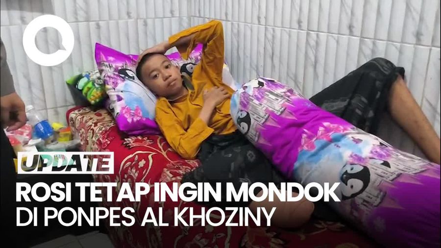 Video: Tekad Rosi Meski Kaki Diamputasi Tetap Ingin Mondok di Al Khoziny