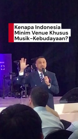 Video Jawaban Wamenbud soal Minimnya Venue Khusus Musik di Indonesia
