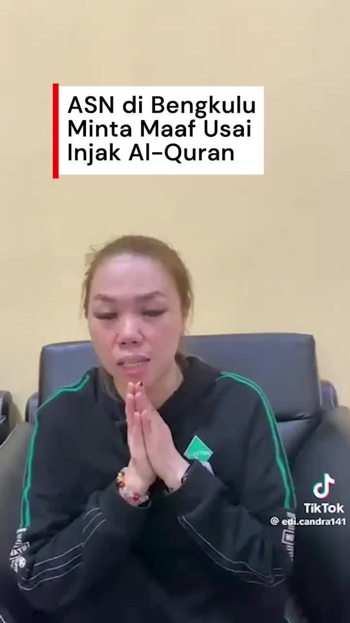 Video Viral ASN di Bengkulu Injak Al-Quran Berujung Minta Maaf