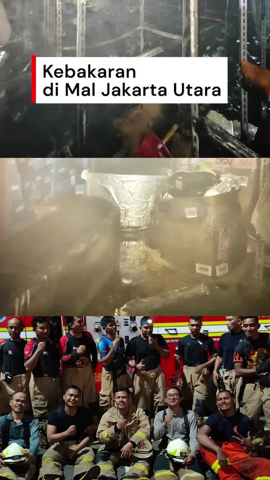 Video Mal di Kelapa Gading Jakut Sempat Kebakaran, 14 Damkar Dikerahkan