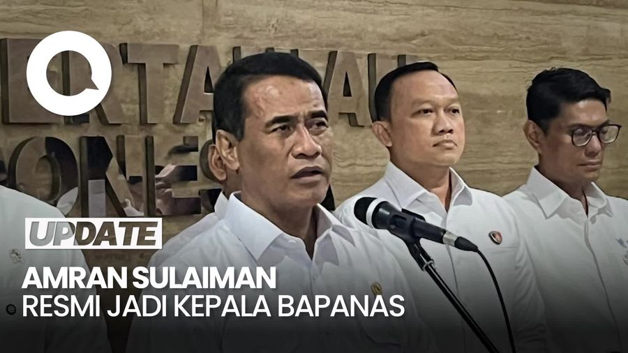 Video Mentan Amran soal Rangkap Jabatan Kepala Bapanas: Mungkin Efisiensi Video Mentan Amran soal Rangkap Jabatan Kepala Bapanas: Mungkin Efisiensi