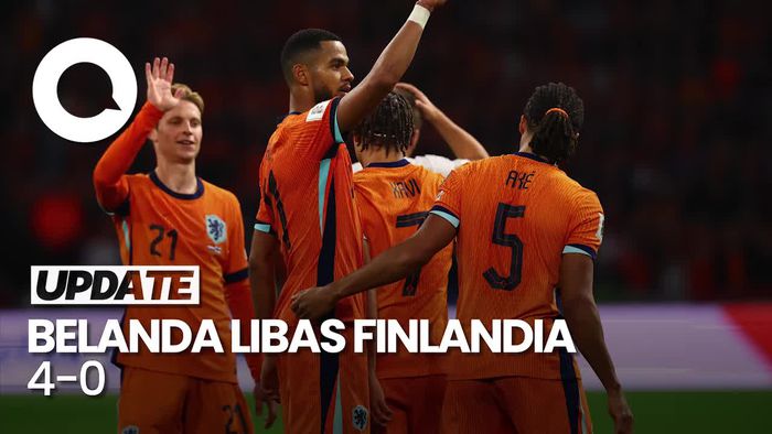 Video Belanda Libas Finlandia 4-0 di Kualifikasi Piala Dunia 2026
