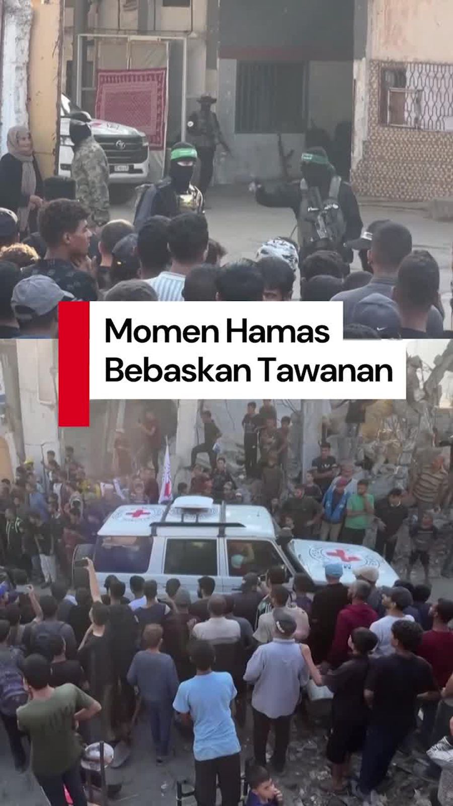 Video: Pertukaran Sandera Hamas-Israel Dimulai