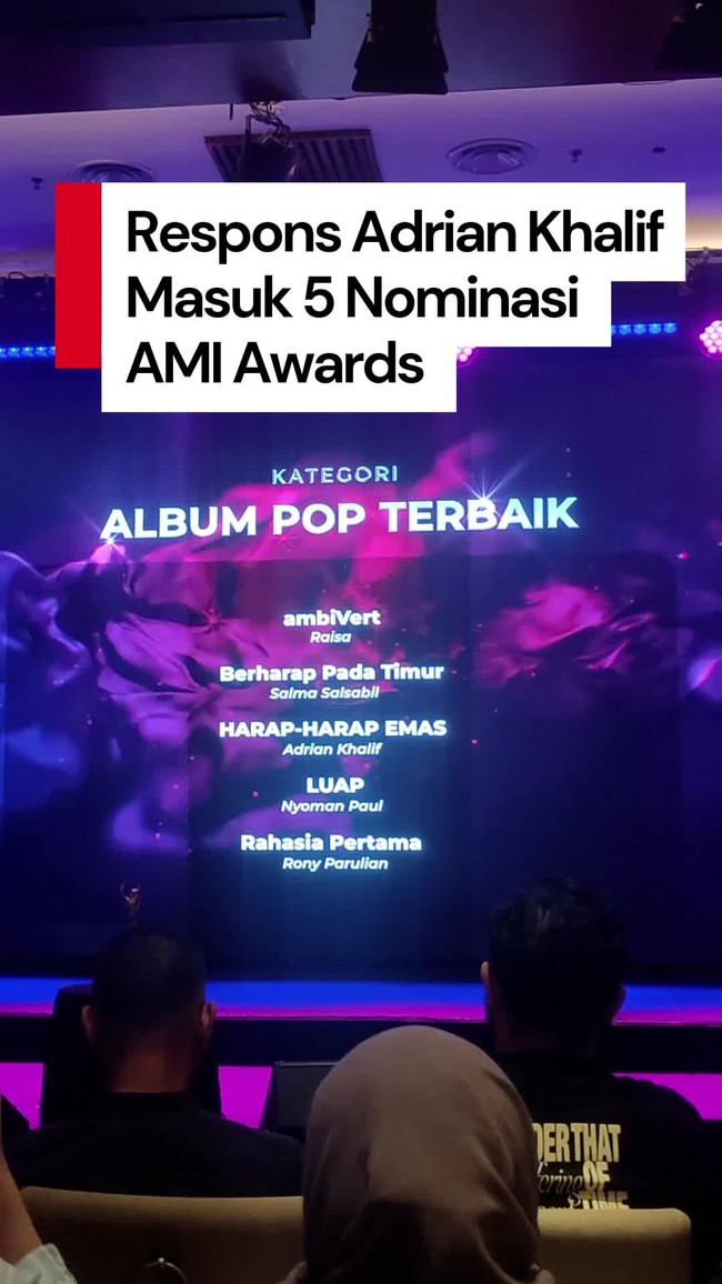 Video Adrian Khalif Masuk 5 Nominasi AMI Awards: Berkat Doa Ibu dan Istri