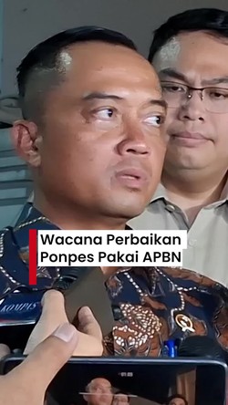 Video Istana Kaji Wacana Perbaikan Ponpes Pakai APBN