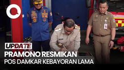 Video Pramono Resmikan Pos Damkar Kebayoran Lama, Dibangun Tanpa APBD