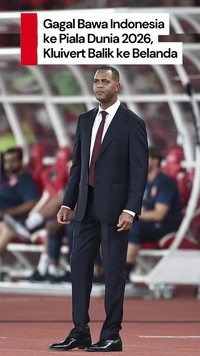 Video: Kluivert Balik ke Belanda Usai Gagal Bawa Indonesia ke Piala Dunia
