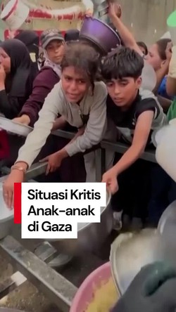 Video UNICEF: 50.000 Anak-anak Gaza Berisiko Malnutrisi Akut