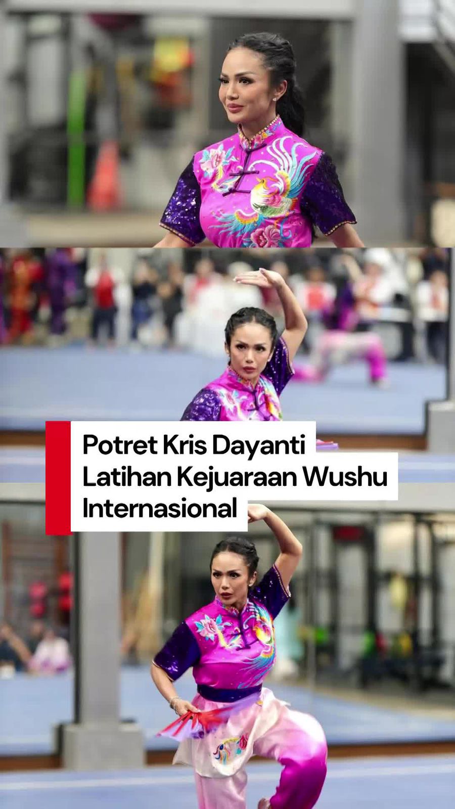 Video: Potret Persiapan Kris Dayanti Ikut Kejuaraan Wushu di China Video: Potret Persiapan Kris Dayanti Ikut Kejuaraan Wushu di China