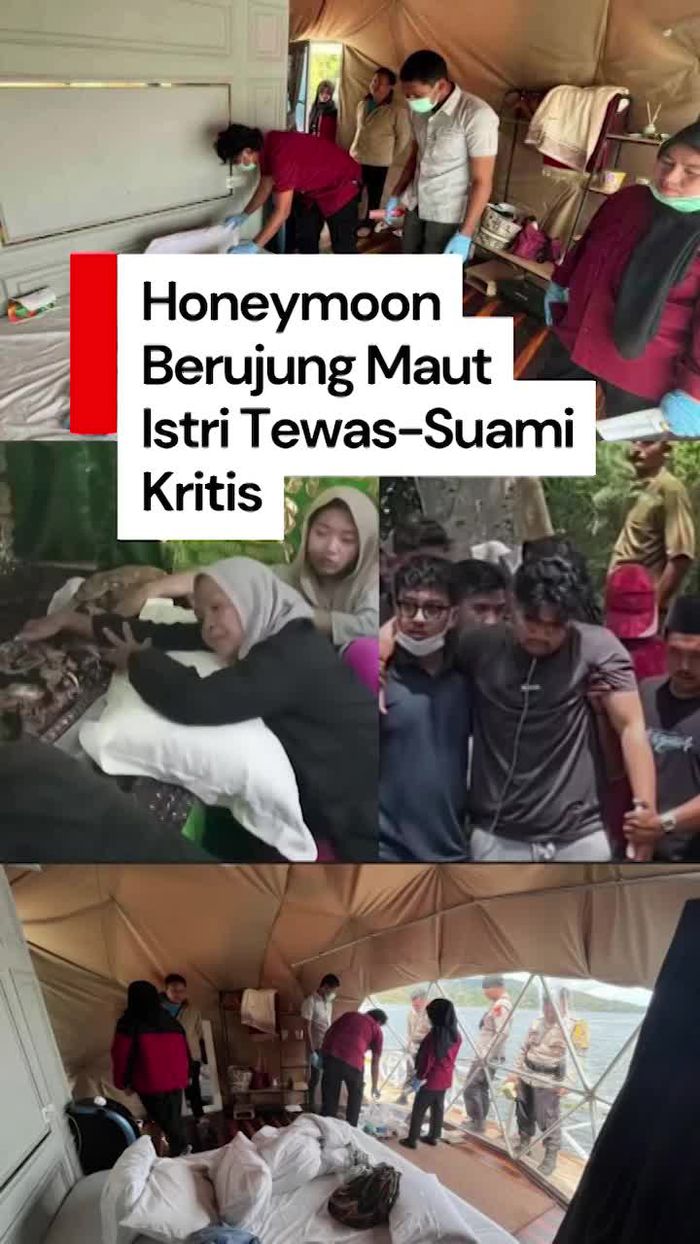 Video: Honeymoon Maut di Solok Sumbar, Istri Tewas Diduga Keracunan Gas