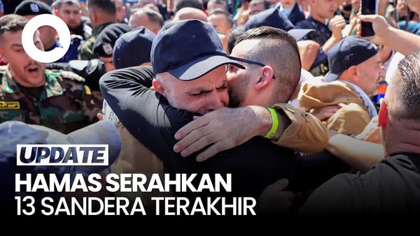 Video Hamas Bebaskan 13 Sandera Terakhir yang Masih Hidup