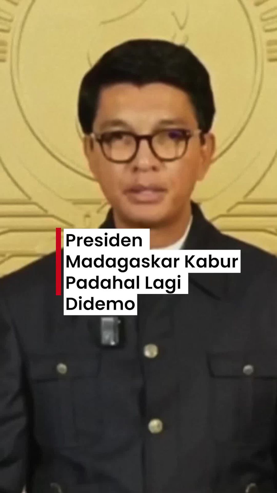 Video: Diterpa Gelombang Demo, Presiden Madagaskar Kabur ke Luar Negeri