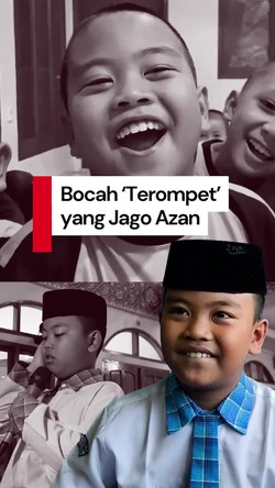 Video Rahmat Fauzan, Bocah Terompet Mendunia yang Jago Azan