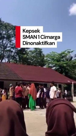 Video: Kepsek yang Tampar Siswa Merokok di Lebak Dinonaktifkan
