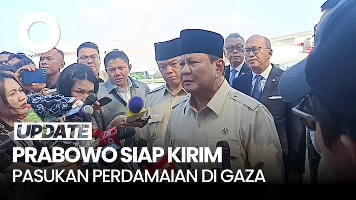 Video AS-Turki Tanya RI soal Pasukan Perdamaian Gaza, Prabowo: Kami Siap