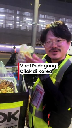 Video: Viral Pedagang Cilok Keliling di Korsel