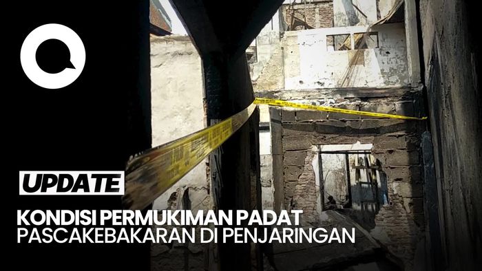Video: Kondisi Terkini di Lokasi Kebakaran Permukiman Padat di Penjaringan Jakut