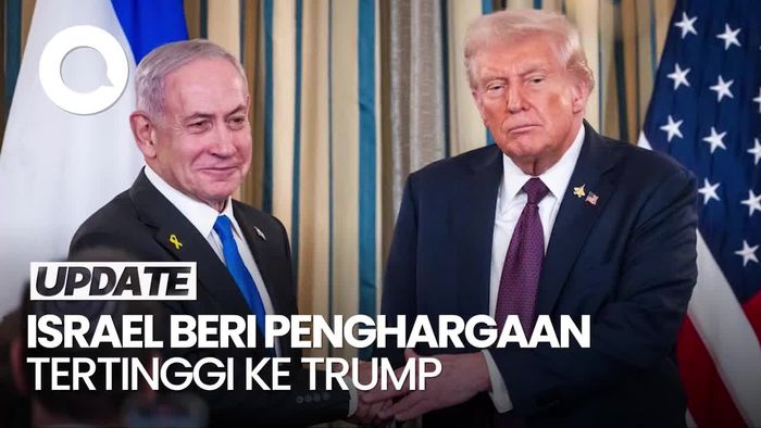 Video: Israel Bakal Beri Penghargaan Tertinggi ke Donald Trump