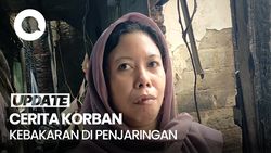 Video Cerita Korban Kebakaran Penjaringan: Saya Seret Anak Lagi Tidur