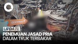 Video: Geger Jasad Manusia Ditemukan dalam Truk Terbakar di Sumsel