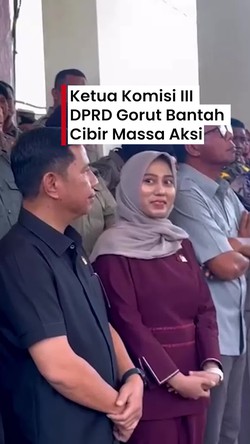  Video: Ketua Komisi DPRD Gorut Dheninda Bantah Dituding Ejek Massa Aksi