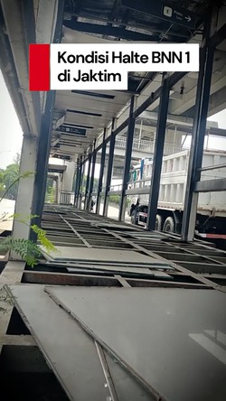 Video: Melihat Halte Transjakarta BNN 1 yang Terbengkalai