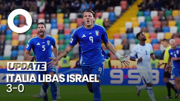 Video Italia Libas Israel 3-0 di Kualifikasi Piala Dunia 2026
