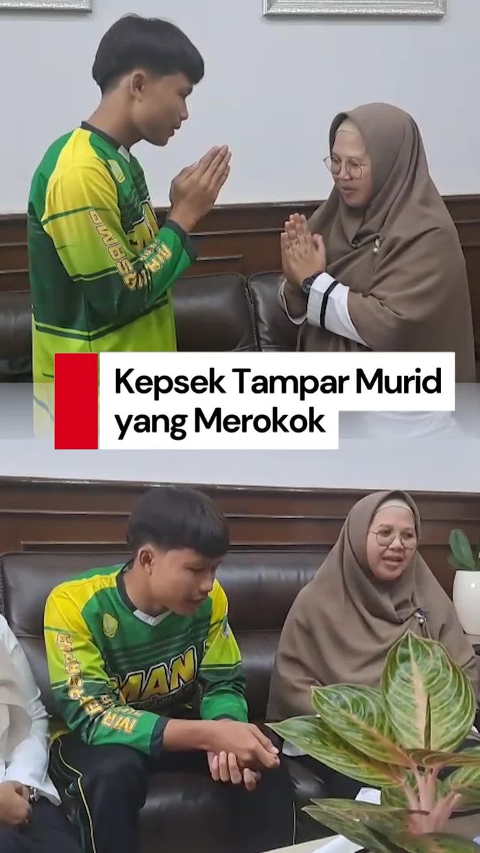 Video: Kepsek dan Murid Ketahuan Merokok di Banten Akhirnya Saling Memaafkan