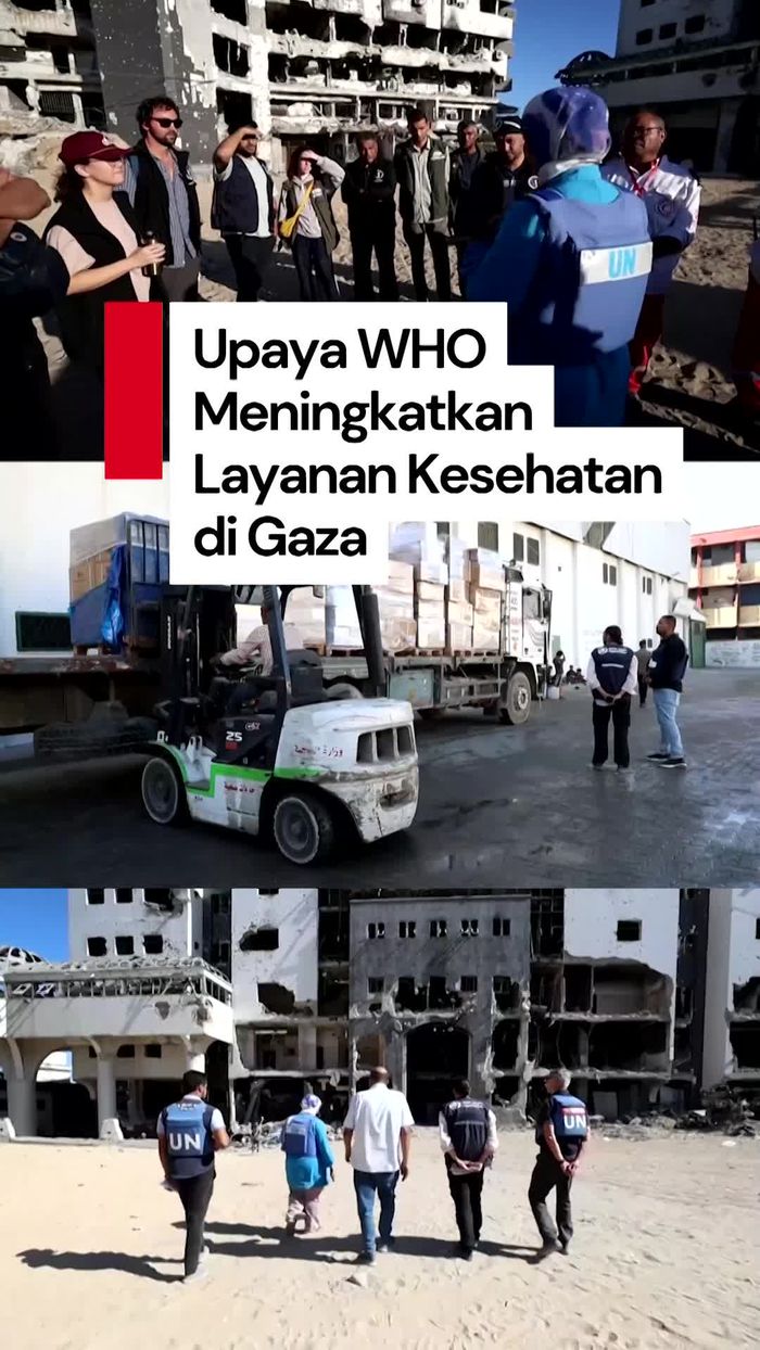 Video: WHO Kirim Pasokan Medis dan Tim Bedah ke Gaza