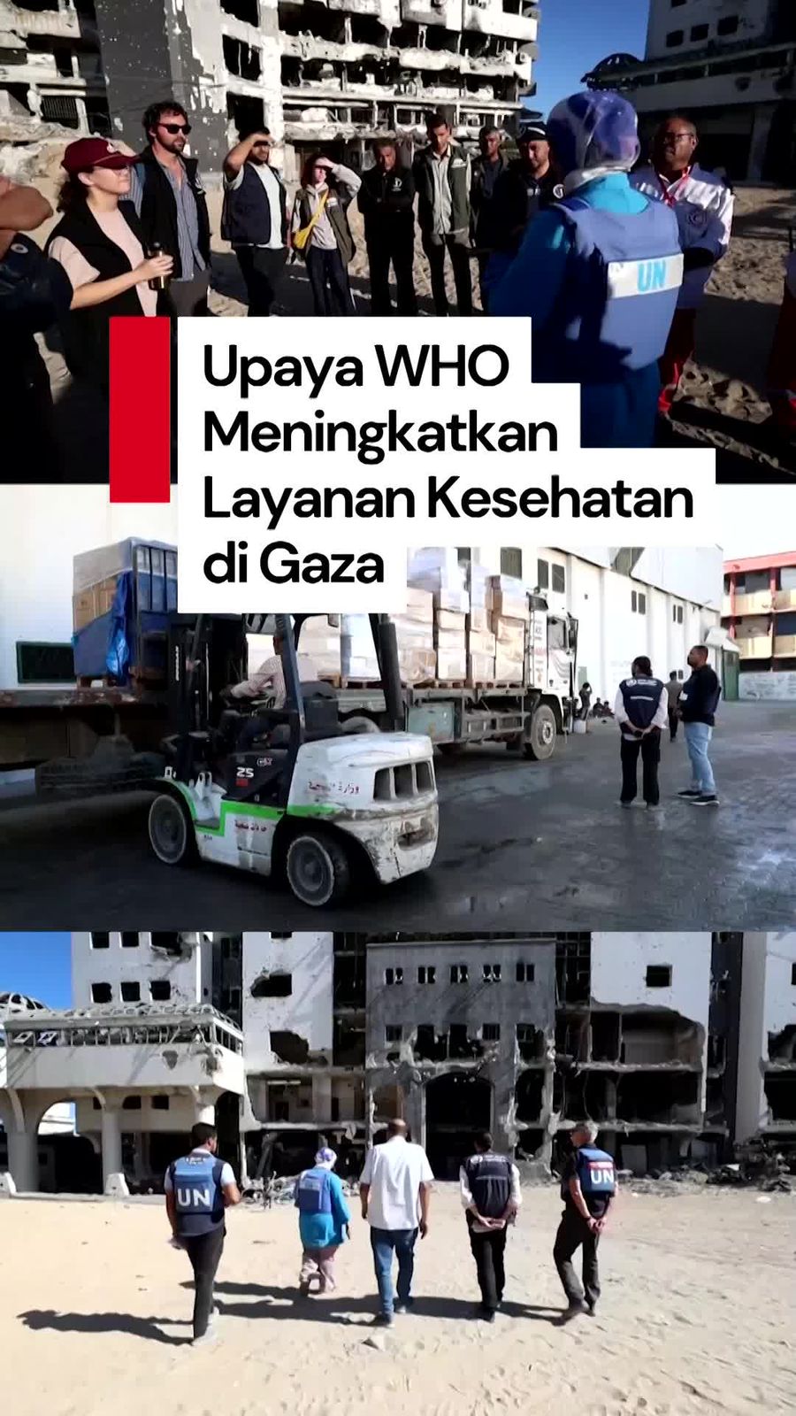 Video: WHO Kirim Pasokan Medis dan Tim Bedah ke Gaza Video: WHO Kirim Pasokan Medis dan Tim Bedah ke Gaza